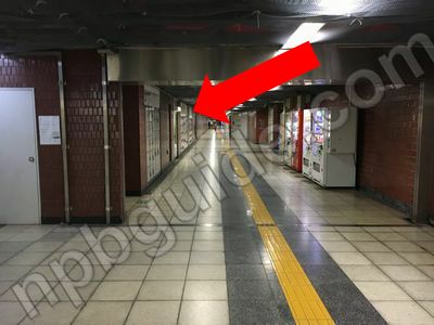 地下鉄関内駅のコインロッカー