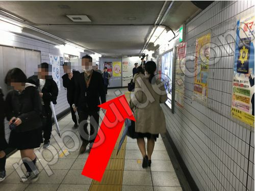 ３番出口用の通路