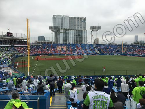 外野上段からの視界