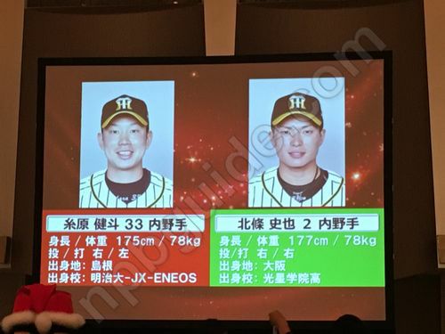 糸原健斗選手と北條史也選手