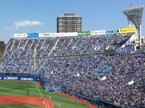 横浜スタジアムのウイング席